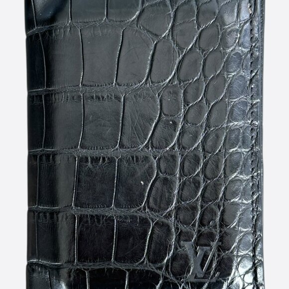 Louis Vuitton Black Crocodile Pocket Organizer - Picture 1 of 3